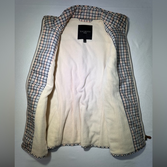 Talbots plaid quilted vest - Picture 5 of 11